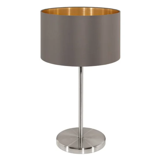 Maserlo Bordlampe Ø230 cappuccino/gull, E27, 60W