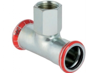 Geb. Mapress FZ T-stk 22x1/2 - Geberit Mapress FZ T-stykke indv.gevind d22mm Rp1/2 d1=22mm