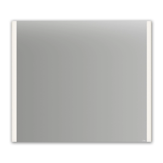 Linn Bad Fyli Speil med Frostet Sidelys og Dimmer 80cm