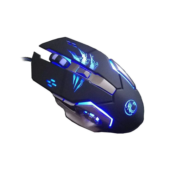 A8 Gaming Mus med LED-belysning