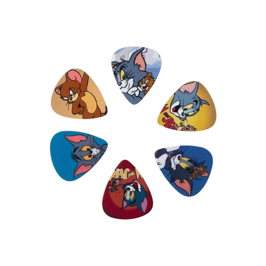 10er-pakke plektre, Tom og Jerry