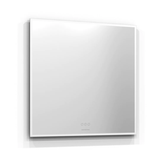 Svedbergs Ista Speil Firkantet - LED Belysning 80cm
