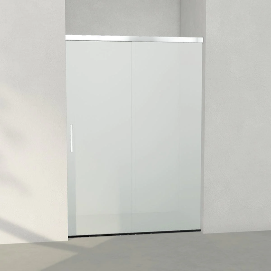 INR Iconic Nordic Rooms ARC Skyvedør Måltilpasset Krom / 900-1200mm Frostet Glass