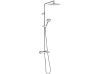 Damixa Silhouet brusesystem med håndbruser samt Ø250 mm hovedbruser i smalt design
