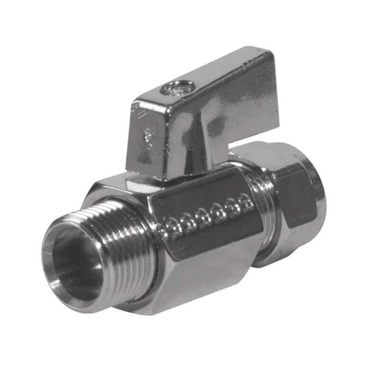 A-collection A-kulan Minikuleventil Klemring/nippel 1/2"X15mm