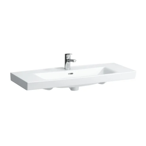 Laufen Pro-N Servant 100x42 cm m/Armaturhull m/Overløp