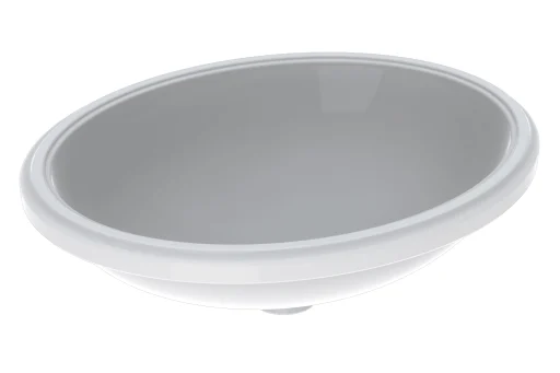 Geberit VariForm servant, underlimning, oval, 56x46 cm, med KeraTect