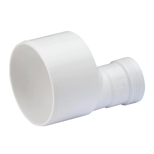 Wavin Wafix Eksentrisk Overgang PP 75x50mm