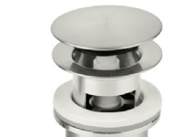 Damixa bundventil med klik-funktion steel (pvd)