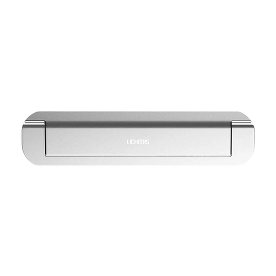 Smalt Laptopstativ i Aluminium - Sølv