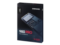 Samsung 980 PRO MZ-V8P1T0BW - SSD - krypteret - 1 TB - intern - M.2 2280 - PCIe 4.0 x4 (NVMe) - buffer: 1 GB - 256-bit AES - TCG Opal Encryption - for Intel Next Unit of Computing 12 Enthusiast Mini PC - NUC12SNKi72VA