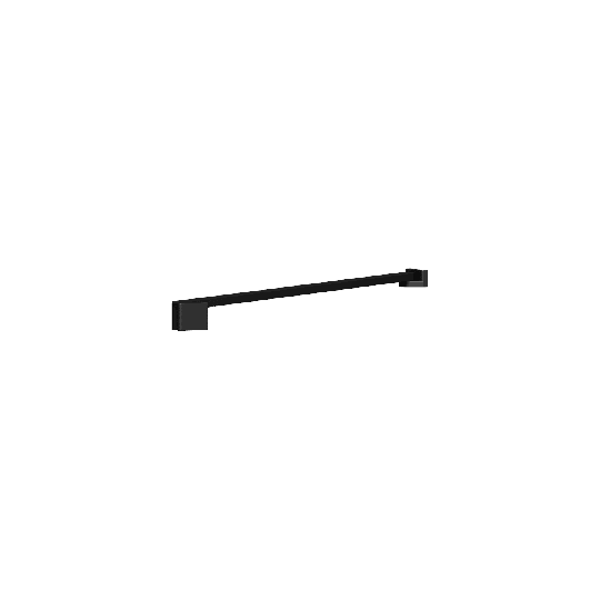 Dansani Match 3 Støttearm L600mm til Modell D80-140cm Svart Matt