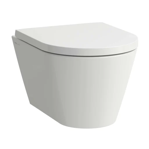 Kartell Laufen vegghengt toalett, kompakt, rimless, hvit