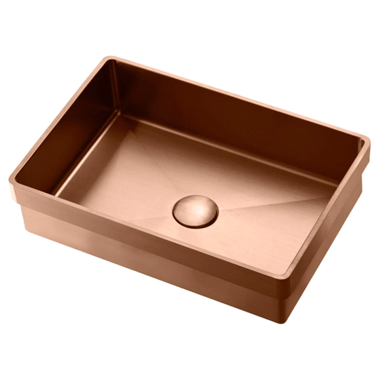 Tapwell Ht4328 PVD Servant for Nedfelling 45x30cm Copper Look