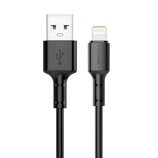 USB til Lightning, 2.4A - 1.5 m - Sort