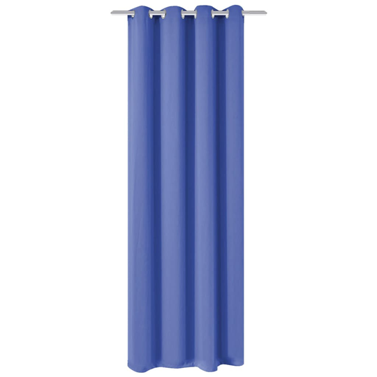 vidaXL mørklægningsgardin med metalsnøreringe 270x245 cm blå