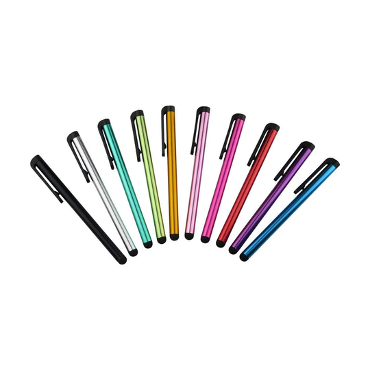 Stylus Touchpen i Metallisk Farve - 10-pack