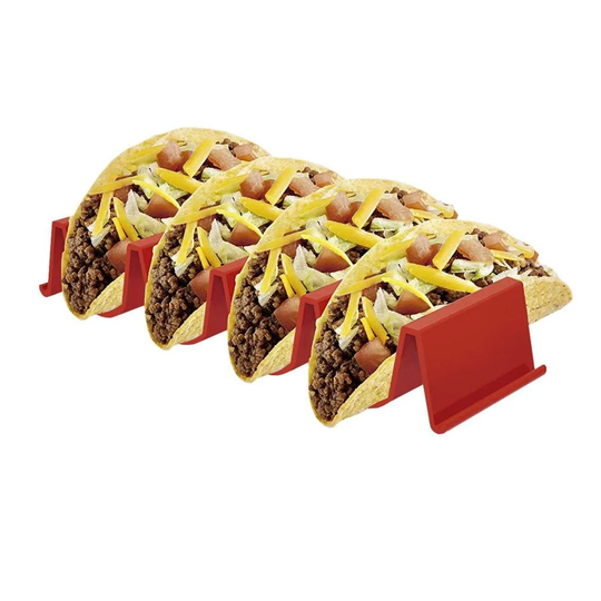 Holder til Tacos, 4 pladser - Rød
