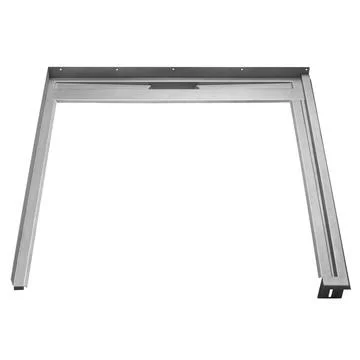 Unidrain Glassline Fast modul m/90 cm avløp, til 120 cm glassvegg - Høyrestilt