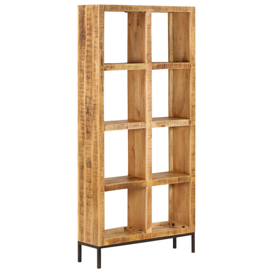 vidaXL bogreol 80 x 25 x 175 cm massivt mangotræ