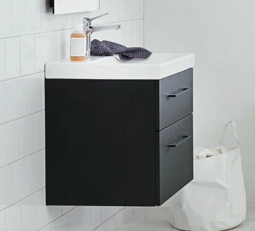 Svedbergs Forma møbelpakke 61 x 46 cm m/skuffer, sort eik