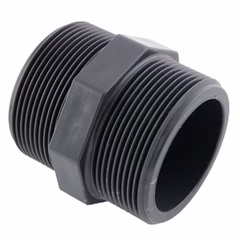 GPA Flowsystem PVC Ansatsnippel Utvendig Gjenget 1/2"
