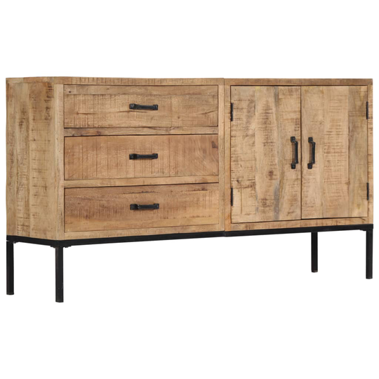 vidaXL skænk 140x35x75 cm massivt mangotræ