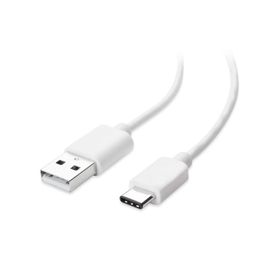 USB til USB-C Kabel - 1 m - Hvid