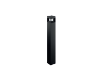 Philips myGarden Stander-/søjlelampe, Udendørs piedestal/postbelysning, Sort, Aluminium, Syntetisk, IP44, Have, Terrasse, II