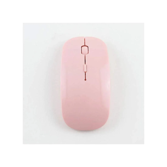 2,4 GHz Trådløs mus - Super tyndt design - Rosa