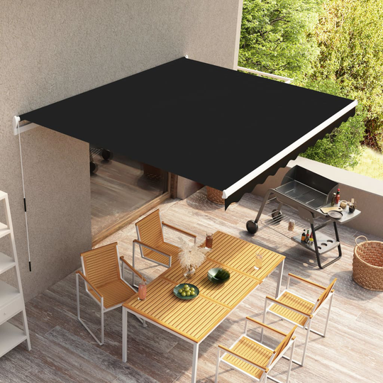 vidaXL foldemarkise antracitgrå 300 cm
