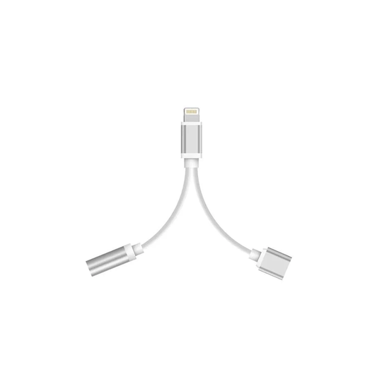 Lightning adapter - 2i1 med 3,5 mm