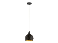 EGLO ROCCAFORTE PENDEL Ø170 SORT/GULD