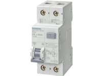 SIEMENS Kombiafbryder C 13A, 1 polet + nul C-karakteristik 6kA kortslutningsbrydeevne 30mA udløsestrøm, 230V AC, 36 mm bred