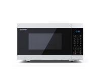 Sharp YC-MG51E-W - Mikrobølgeovn med grill - 25 liter - 900 W - hvid/sort