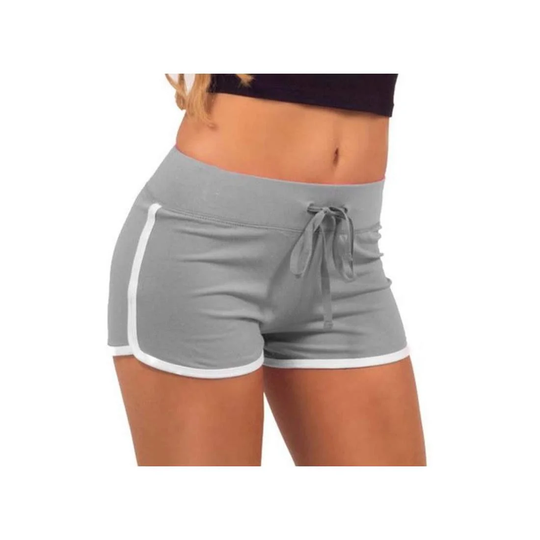 Træningsshorts for Damer - Grå og Hvid