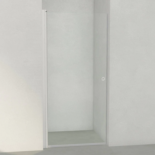 INR Iconic Nordic Rooms Dusjnisje Linc 2 Original Hvit Matt / 97,5cm Klart Glass