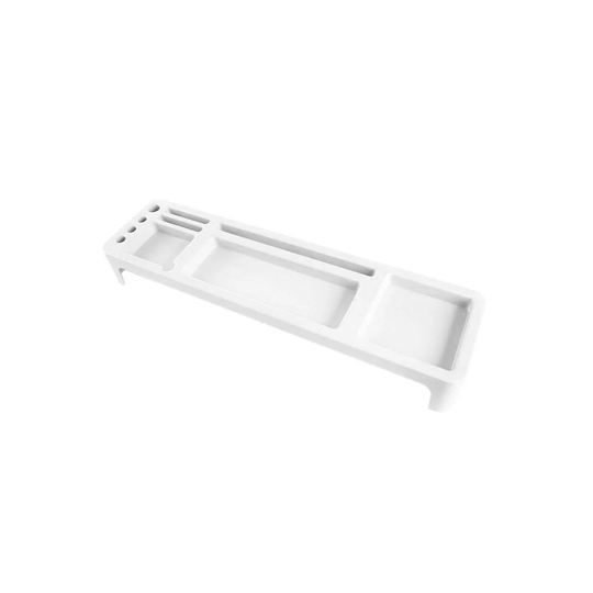Skrivebordsopbevaring, 53 x 14 cm - Hvid