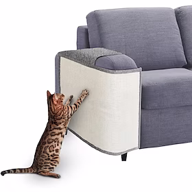 skrapematte sofabeskytter naturlig sisal møbelbeskytter skrapepute for katter ripeteppe for sofa, sofa, stol(høyre og venstre)