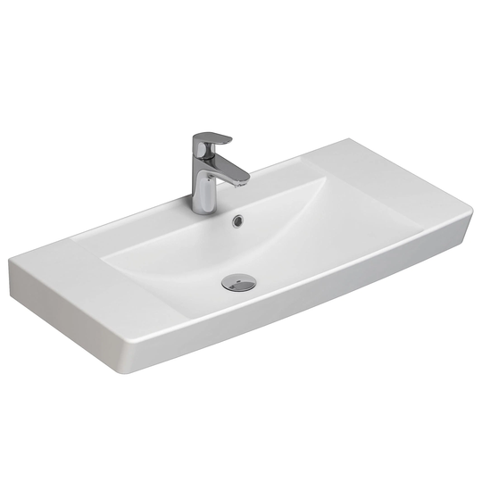 Dansani Mido+ Capella Slim Møbelservant B52-82xd40,5cm Hvit Matt / 80cm