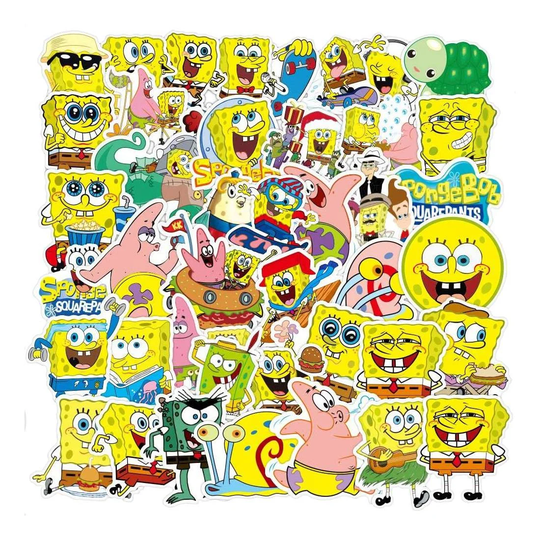 100x Klistermærker - SpongeBob SquarePants