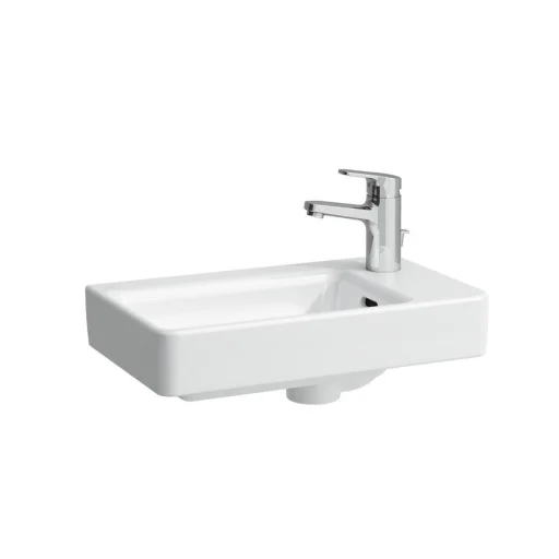 Laufen Pro-N Servant 48x28cm m/Armaturhull t. høyre m/Overløp