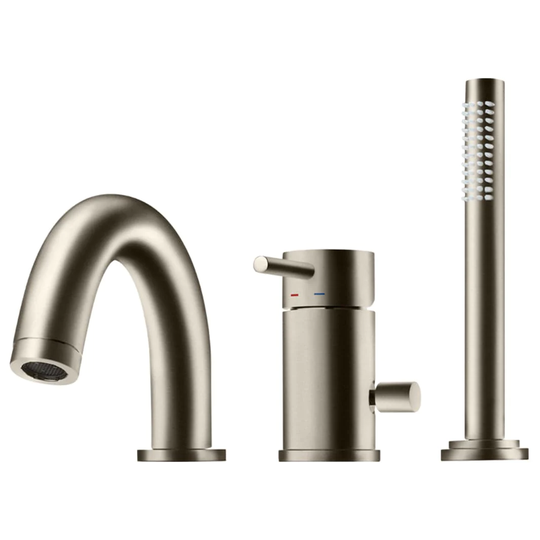 Tapwell Bi047 Karkantbatteri 3-hulls Brushed Nickel