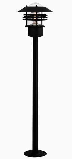 Vejers bollard (sort)