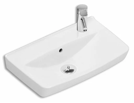 Ifö Spira Servant 50x31 cm, m/tapphull til høyre og overløp