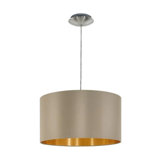 Maserlo anheng Ø380 taupe/gull, E27, 60W