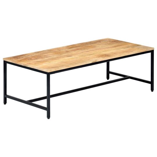 vidaXL sofabord 120 x 60 x 40 cm massivt ru mangotræ