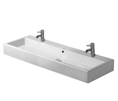 Duravit Vero Servant m/2 Tapphull & Overløp - 120x47 cm