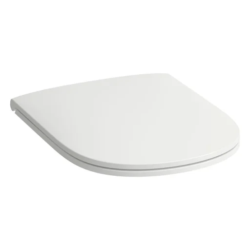 LAUFEN LUA Toalettsete, slim design quickrelease&softclose, hvit