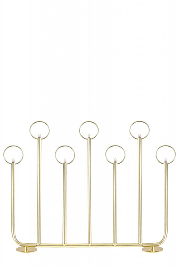 Candlestick Natale 7 Brass